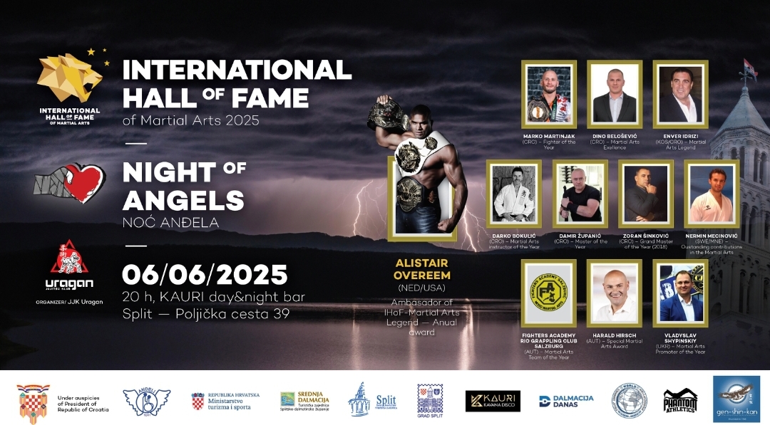 Poznati svi laureati 12-te po redu Međunarodne Kuće slave borilačkih vještina i sportova